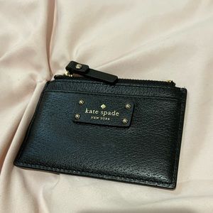 Black Kate Spade card holder
